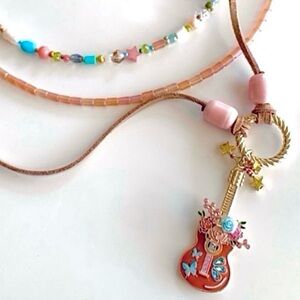Guitar Star Necklace Trio